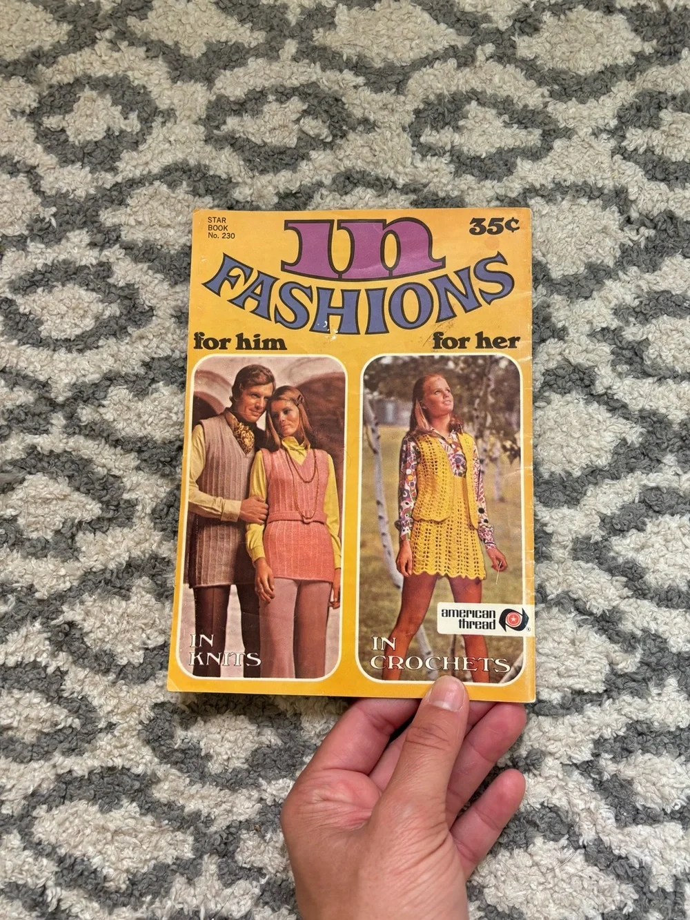 Authentic 1970s Crochet & Knit Pattern Booklet